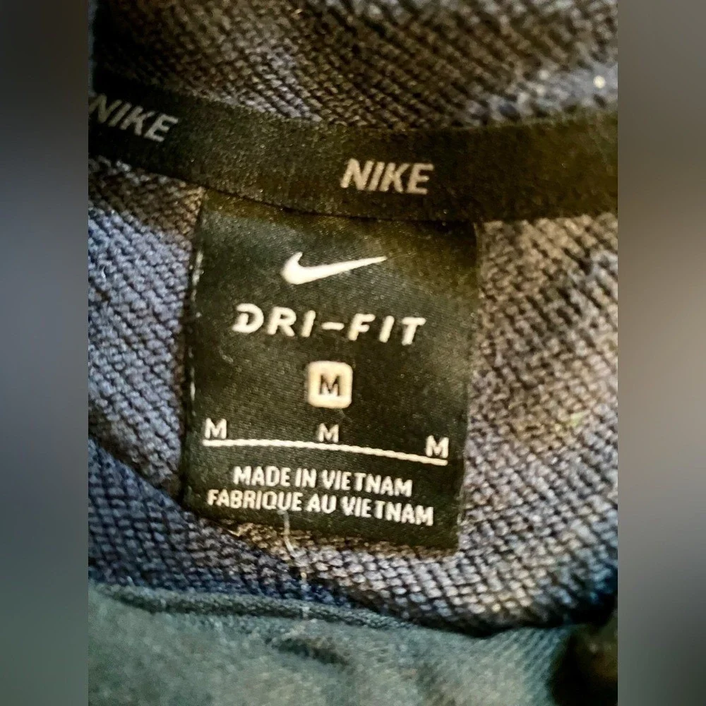Nike Gray & Green Camouflaged Dri-Fit Hooded Sweatshirt